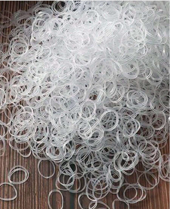 1000pcs Pack Disposable Elastic Hair Bands