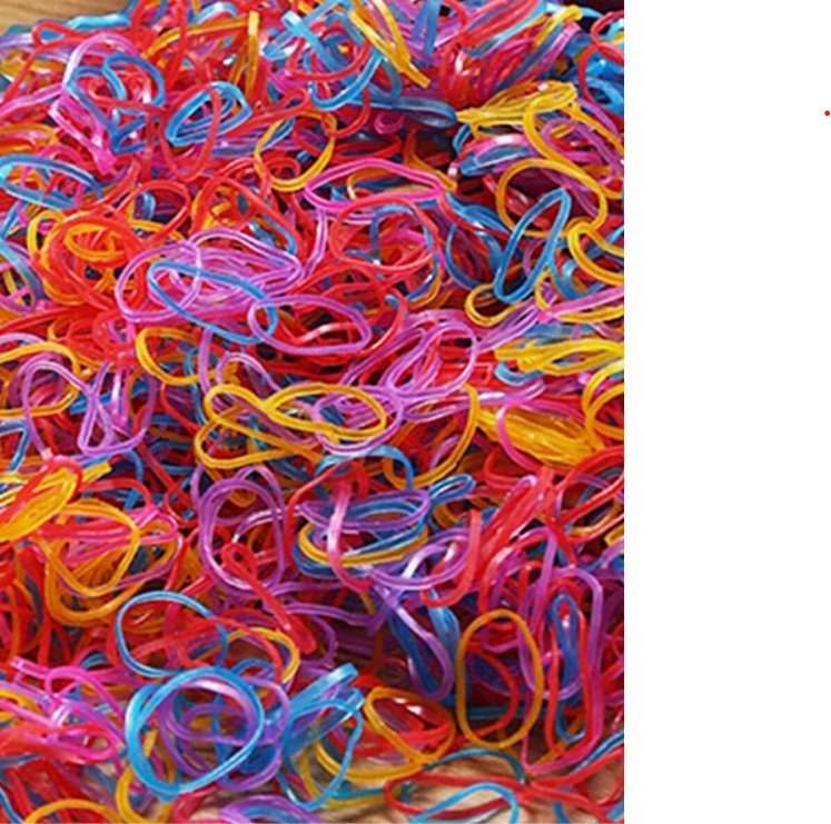 1000pcs Pack Disposable Elastic Hair Bands