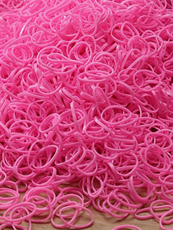 1000pcs Pack Disposable Elastic Hair Bands