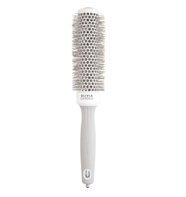 Olivia Garden Expert Blowout Speed Brush White and Grey