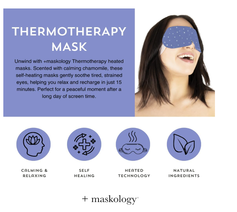Thermotherapy Warming Eye Mask by Maskology