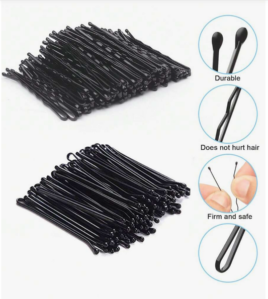 50pcs Black Hair Clips