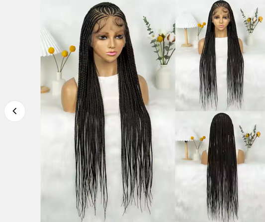 36 Inch Synthetic Cornrow Braided Wig