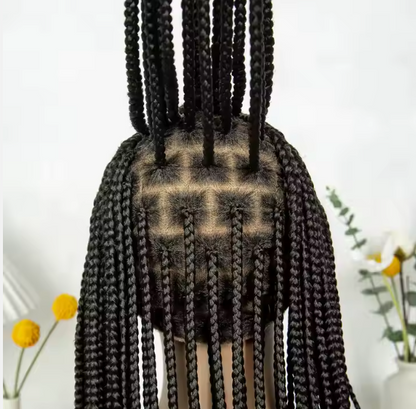 36 Inch Synthetic Cornrow Braided Wig