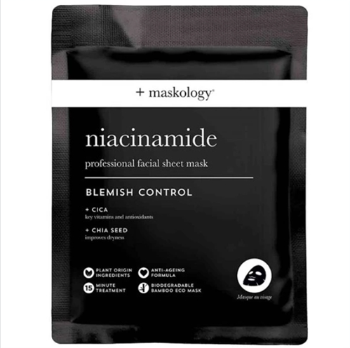 +maskology Niacinamide Professional Sheet Mask